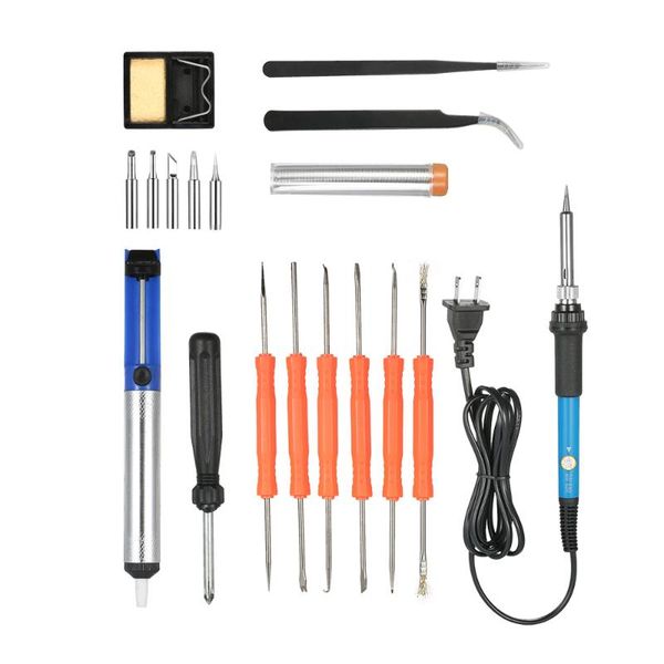 soldering tools kit 60w 220v adjustable temperature soldering iron desoldering pump iron stand solder tips with storage bag
soldering tools kit 60w 220v adjustable temperature soldering iron desoldering pump iron stand solder tips with storage bag