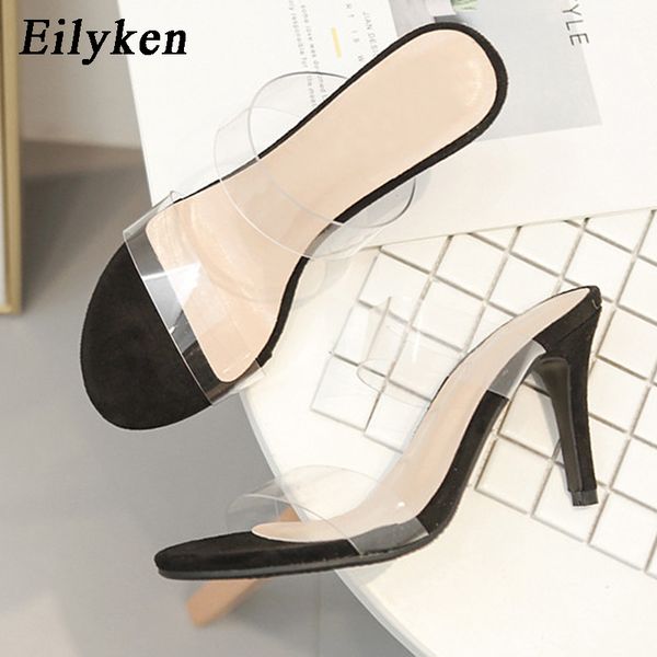 eilyken pvc transparent summer women slippers sandals open toe thin high heels 2020 new ladies fashion elegant dress shoes, Black
eilyken pvc transparent summer women slippers sandals open toe thin high heels 2020 new ladies fashion elegant dress shoes, Black