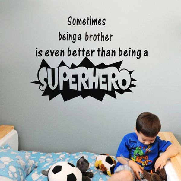 superhero brother saying vinyl quote wall stickers decal kids room decor sticker diy superhero letters wall sticker
superhero brother saying vinyl quote wall stickers decal kids room decor sticker diy superhero letters wall sticker