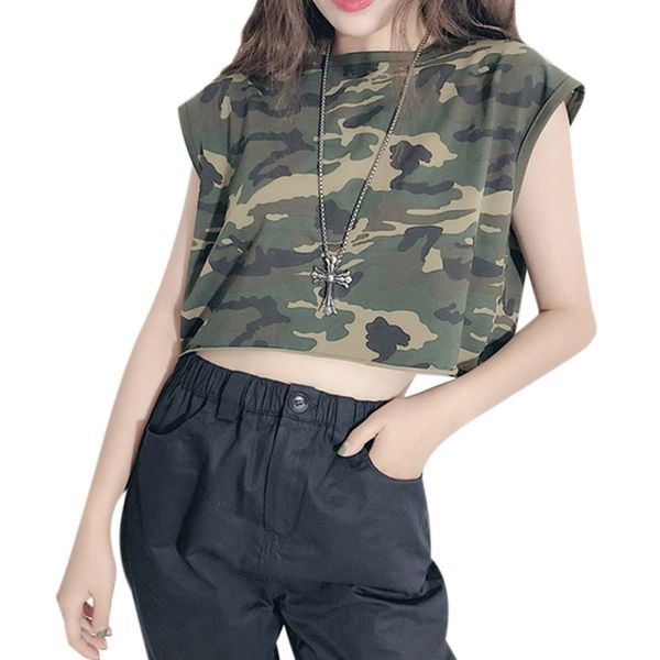 summer tank camouflage women tanks vest sleeveless o-neck casual printed tee oversize 2020, White
summer tank camouflage women tanks vest sleeveless o-neck casual printed tee oversize 2020, White