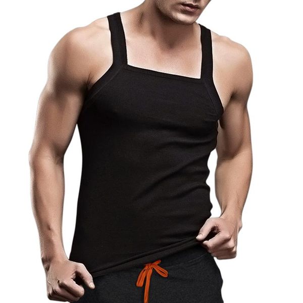 fashion brand men ' 95 %cotton +5 %spandex square collar tank summer male bodybuilding casual white gray black elastic, White;black
fashion brand men ' 95 %cotton +5 %spandex square collar tank summer male bodybuilding casual white gray black elastic, White;black