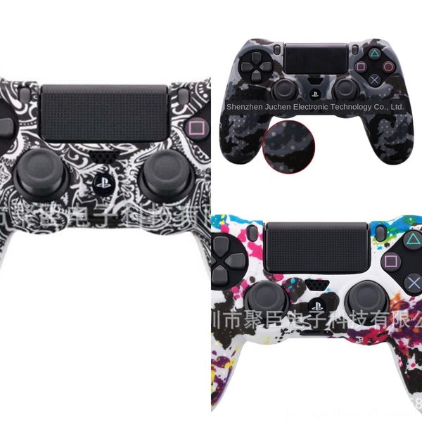 elzvg camouflage case 4 anti slip silicone protective skin case for controller playstation graffiti ps4 pro slim sony thumb grip caps
elzvg camouflage case 4 anti slip silicone protective skin case for controller playstation graffiti ps4 pro slim sony thumb grip caps