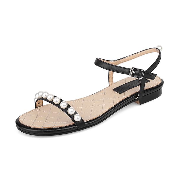 fericzot 2020 roman summer sandals women buckle strap flats pearl sandals ladies beach comfortable casual female shoes plus size, Black
fericzot 2020 roman summer sandals women buckle strap flats pearl sandals ladies beach comfortable casual female shoes plus size, Black