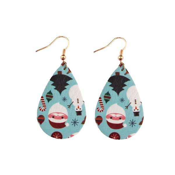 christmas teardrop leather earrings for women santa patterns water drop dangle earrings christmas gift fashion jewelry, Silver
christmas teardrop leather earrings for women santa patterns water drop dangle earrings christmas gift fashion jewelry, Silver