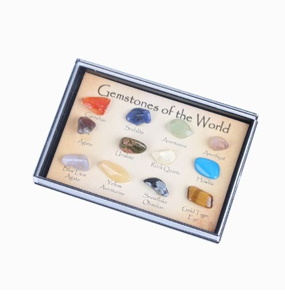 12pcs Mixed Natural Mineral Rock Collection Ore Specimens Gemstones Quartz Crystal Energy Stone with Box Home Decoration
12pcs Mixed Natural Mineral Rock Collection Ore Specimens Gemstones Quartz Crystal Energy Stone with Box Home Decoration