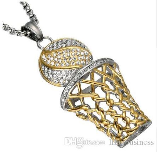 3pcs/lot hip hop basketball hoop rhinestone necklaces golden bling stainless steel sports pendants for man fashion sport hip hop jewelry, Golden;silver
3pcs/lot hip hop basketball hoop rhinestone necklaces golden bling stainless steel sports pendants for man fashion sport hip hop jewelry, Golden;silver
