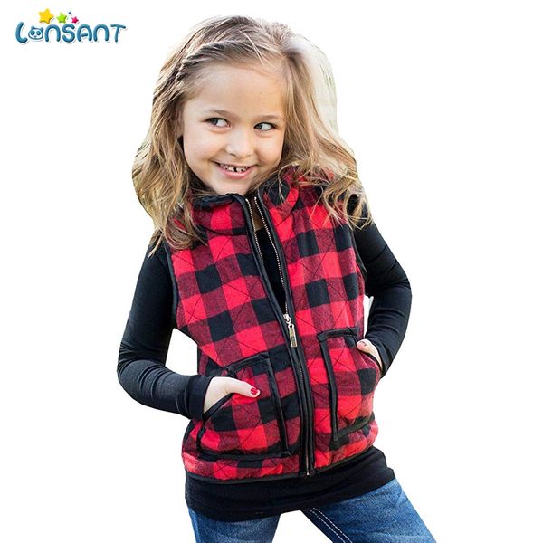 lonsant зимний жилет младенца плед карманы zipper stand collar детская одежда colete infantil зимняя одежда для детей n30, Blue
lonsant зимний жилет младенца плед карманы zipper stand collar детская одежда colete infantil зимняя одежда для детей n30, Blue