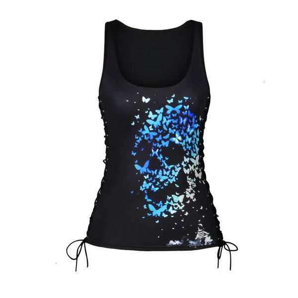 tank woman tanks summer women skeleton 3d print tank u neck stretchable knitted vest slim camis, White
tank woman tanks summer women skeleton 3d print tank u neck stretchable knitted vest slim camis, White