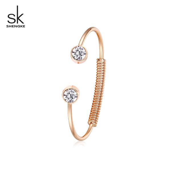 2019 shengke brand new fashion women bracelet female personality jewelry rose gold/silver alloy charm bracelet gift woman, Black
2019 shengke brand new fashion women bracelet female personality jewelry rose gold/silver alloy charm bracelet gift woman, Black