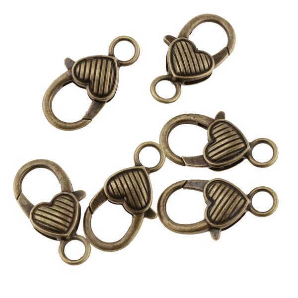 6pcs 3d texture heart vintage bronze lobster clasp hook loop ring crafts
6pcs 3d texture heart vintage bronze lobster clasp hook loop ring crafts