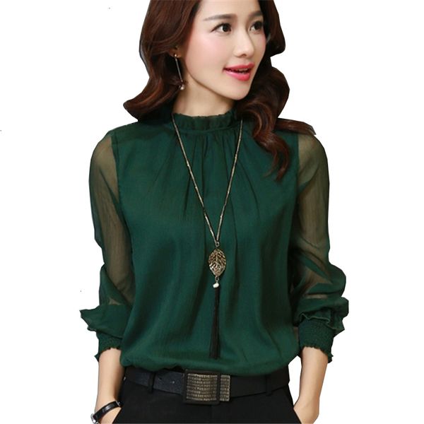 plus size blouse woman spring fashion autumn chiffon blouse new korean casual ruffle collar long sleeve women shirts blusas, White
plus size blouse woman spring fashion autumn chiffon blouse new korean casual ruffle collar long sleeve women shirts blusas, White