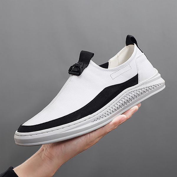 2019 men leather leisure shoes breathable fashion sneakers male fashion loafers black white hollow out brand casual shoes
2019 men leather leisure shoes breathable fashion sneakers male fashion loafers black white hollow out brand casual shoes
