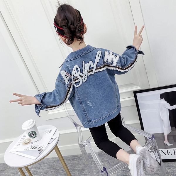 girl coats kids spring autumn denim jackets for girls letter embroidery clothes blue cotton jeans outerwear kid clothes new, Blue;gray
girl coats kids spring autumn denim jackets for girls letter embroidery clothes blue cotton jeans outerwear kid clothes new, Blue;gray