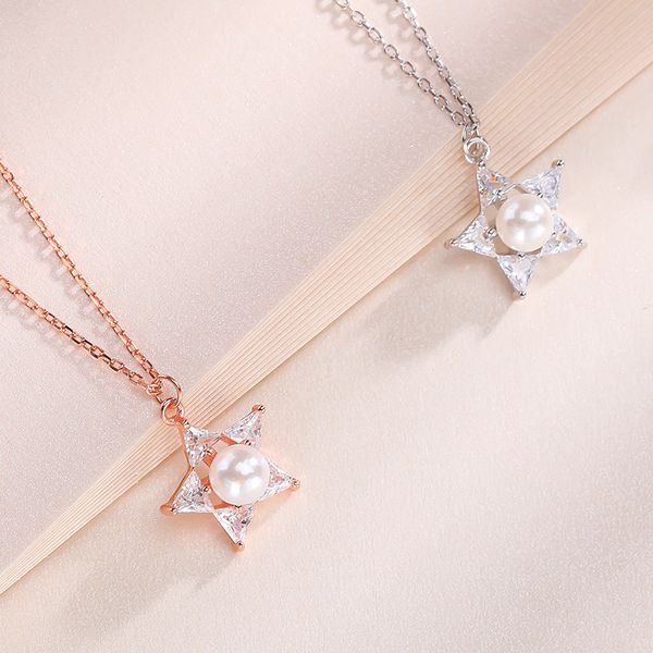 s925 sterling silver pearl five-pointed star pendant luxury designer jewellery ladies wedding necklace 6-dh7169
s925 sterling silver pearl five-pointed star pendant luxury designer jewellery ladies wedding necklace 6-dh7169