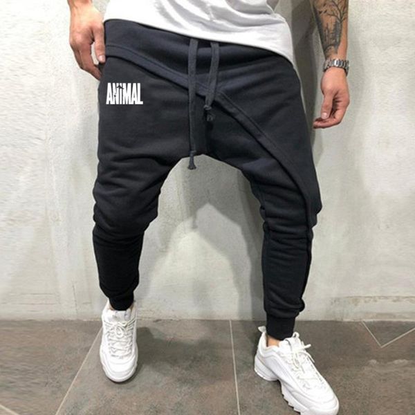 men's personality running pants street style wild print trousers asymmetry hypotenuse layered sweatpants men pencil pants, Black;blue
men's personality running pants street style wild print trousers asymmetry hypotenuse layered sweatpants men pencil pants, Black;blue
