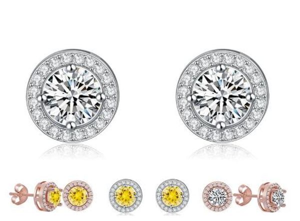 2020 new arrival silver earring stud with platinum plated hearts and arrows cut crystal zirconia jewelry, Golden;silver
2020 new arrival silver earring stud with platinum plated hearts and arrows cut crystal zirconia jewelry, Golden;silver