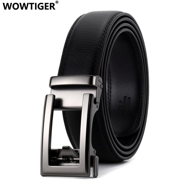 wowtiger black luxury cowhide leather 35mm fashion designer belts for men sliding automatic buckle ratchet men belt t200615, Black;brown
wowtiger black luxury cowhide leather 35mm fashion designer belts for men sliding automatic buckle ratchet men belt t200615, Black;brown