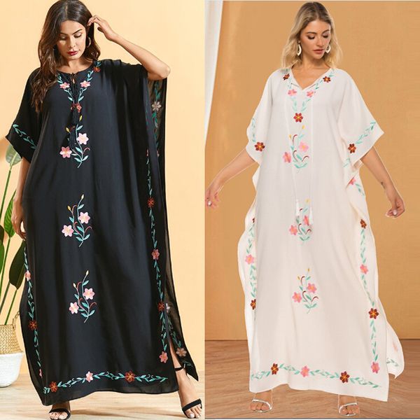african kaftan dubai abaya arab islam turkey eid muslim dress abayas for women caftan marocain turkish islamic clothing mujer, Red
african kaftan dubai abaya arab islam turkey eid muslim dress abayas for women caftan marocain turkish islamic clothing mujer, Red