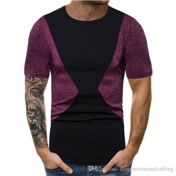 panelled crew neck mens designer tshirt casual summer breathable mens cotton mens clothing, White;black
panelled crew neck mens designer tshirt casual summer breathable mens cotton mens clothing, White;black