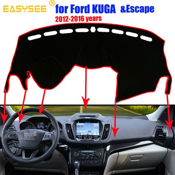 

car dashboard cover pad dashmat dash mat sun shade carpet for kuga & escape 2012 2013 2014 2015 2016 dust proof