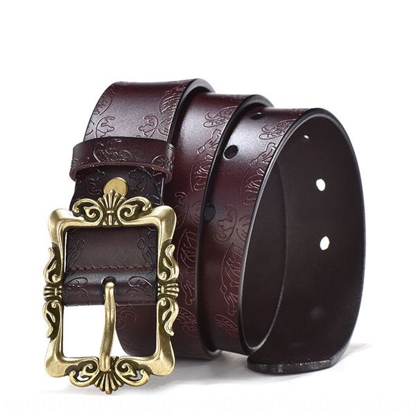 women's genuine leather pin buckle wide women's elegant and pin jeans printed belt jeans belt casual all-match, Black;brown
women's genuine leather pin buckle wide women's elegant and pin jeans printed belt jeans belt casual all-match, Black;brown