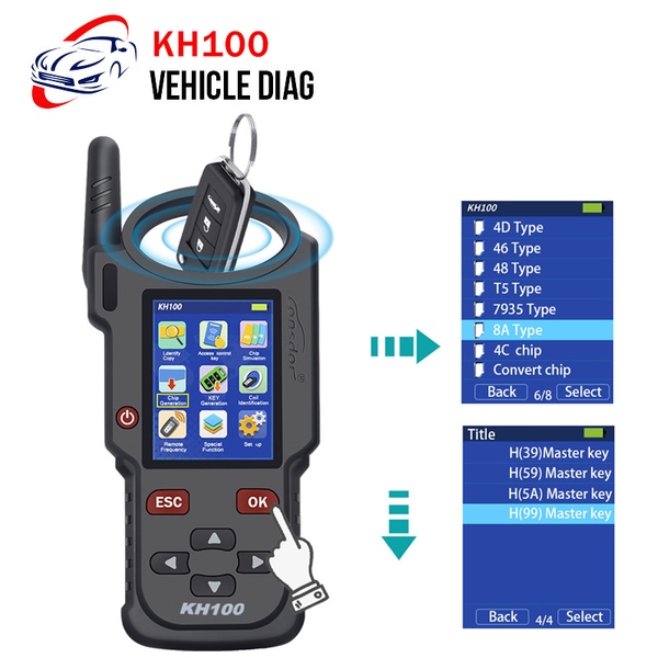lonsdor kh100 auto key programmer hand-held car remote key programmer smart generate/simulate/identify copy/remote frequency
lonsdor kh100 auto key programmer hand-held car remote key programmer smart generate/simulate/identify copy/remote frequency