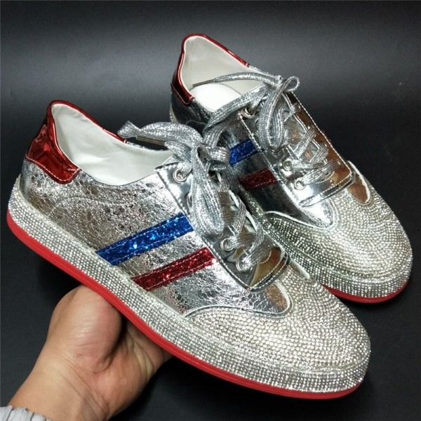 new men high- sequins rivet sheet metal casual platform shoes flats male prom dress loafers b38, Black
new men high- sequins rivet sheet metal casual platform shoes flats male prom dress loafers b38, Black