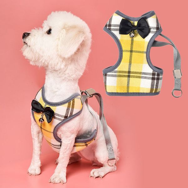 dog cat harness with leash bowknot plaid adjustable vest breathable mesh cloth dogs pet harness lead leash puppy pet vest vt1542 t03
dog cat harness with leash bowknot plaid adjustable vest breathable mesh cloth dogs pet harness lead leash puppy pet vest vt1542 t03