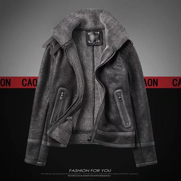 high grade men leather jacket winter biker jacket thick warm leather coat black motorcycle slim fit pilot
high grade men leather jacket winter biker jacket thick warm leather coat black motorcycle slim fit pilot