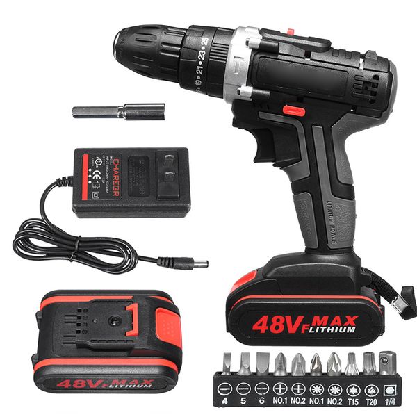 48v electric hammer drill cordless drill woodworking tool rechargeable woodworking drills mdj998
48v electric hammer drill cordless drill woodworking tool rechargeable woodworking drills mdj998