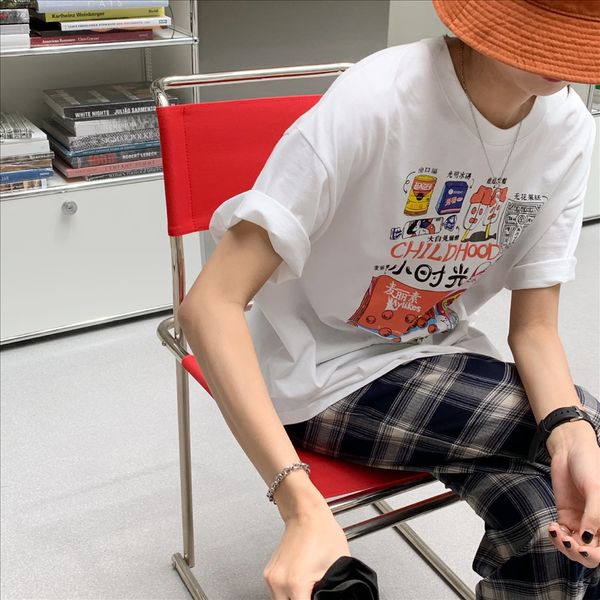 nantao t-shirt nationality ethnic group national fashion classic childhood small time food printed t-shirt women 2020 loose cotton top, White
nantao t-shirt nationality ethnic group national fashion classic childhood small time food printed t-shirt women 2020 loose cotton top, White