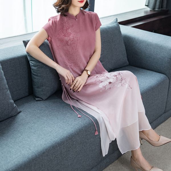 2020 chinese dress cheongsam qipao cheongsam modern women chiffon gowns vintage printing flower women long qipao vestido dress, Red
2020 chinese dress cheongsam qipao cheongsam modern women chiffon gowns vintage printing flower women long qipao vestido dress, Red