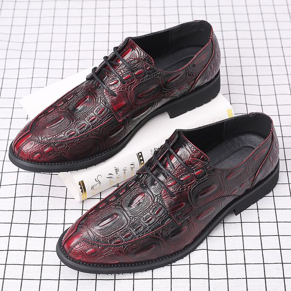 cimim brand business office alligator leather shoes italy luxury men wedding fashion formal shoes office casual male, Black
cimim brand business office alligator leather shoes italy luxury men wedding fashion formal shoes office casual male, Black