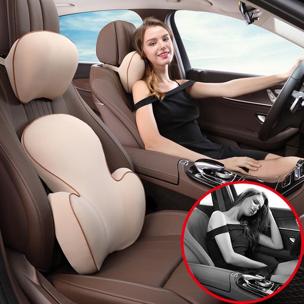 set lumbar support pillow for car memory foam travel pillow head and back pillows automobiles back support car head rest
set lumbar support pillow for car memory foam travel pillow head and back pillows automobiles back support car head rest