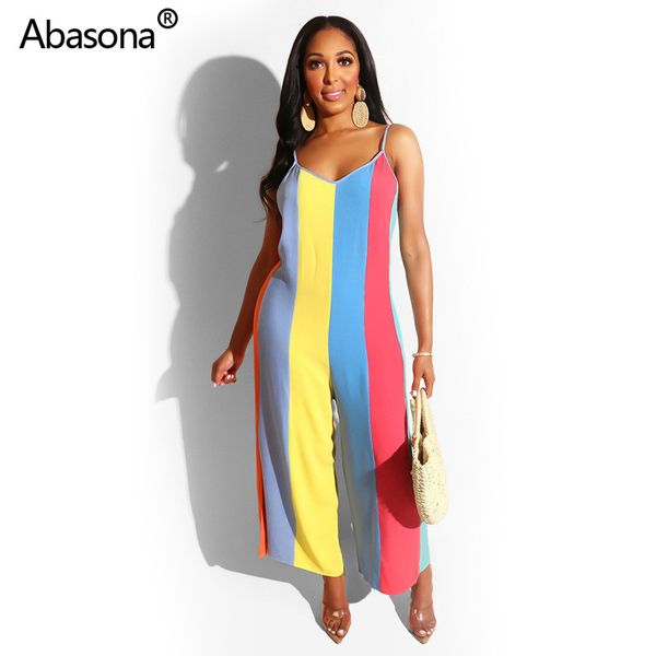 2019 colorful striped spaghetti strap sleeveless loose jumpsuit beach fashoin romper full-length casual playsuit from china, Black;white
2019 colorful striped spaghetti strap sleeveless loose jumpsuit beach fashoin romper full-length casual playsuit from china, Black;white