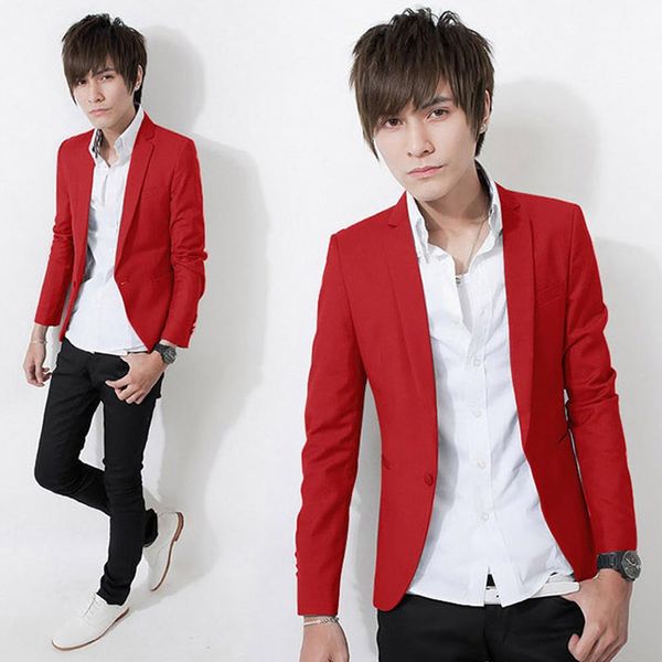 2018 autumn blazers men one button men blazer slim fit costume homme suit jacket masculine blazer size m-3xl outwear top, White;black
2018 autumn blazers men one button men blazer slim fit costume homme suit jacket masculine blazer size m-3xl outwear top, White;black