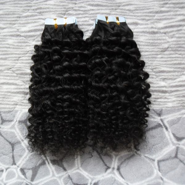 kinky curly tape in hair extension 100% human hair 100g 40pcs remy european natura hair tape in, Black
kinky curly tape in hair extension 100% human hair 100g 40pcs remy european natura hair tape in, Black