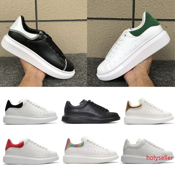 luxury designer men women 3m reflective white black velvet leather suede casual shoes party platform flat trainer sports chaussures sneakers 
luxury designer men women 3m reflective white black velvet leather suede casual shoes party platform flat trainer sports chaussures sneakers