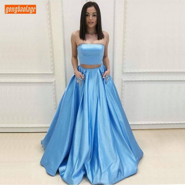 generous blue two pieces evening dresses long satin pocket crystal a line formal dress bohemian floor length evening party gowns, White;black
generous blue two pieces evening dresses long satin pocket crystal a line formal dress bohemian floor length evening party gowns, White;black