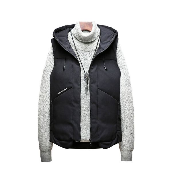 new arrival light down vest men stand collar zipper thermal white duck down jacket mens winter coat ks451, Black
new arrival light down vest men stand collar zipper thermal white duck down jacket mens winter coat ks451, Black