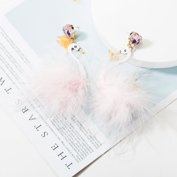 jouval sweet feather swan crystal heart drop earrings for women girl cute brincos large dangle earings fashion jewelry oorbellen, Silver
jouval sweet feather swan crystal heart drop earrings for women girl cute brincos large dangle earings fashion jewelry oorbellen, Silver
