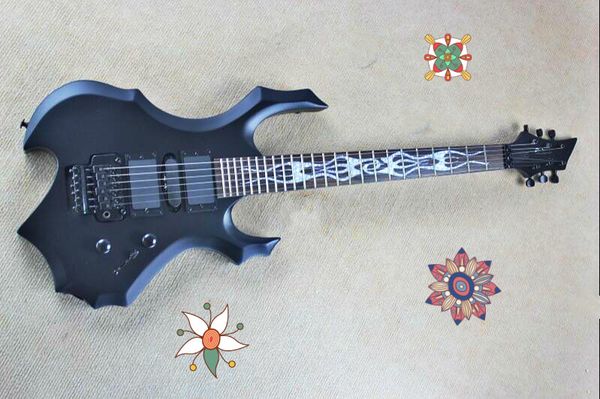 new fdoh-002 matte black color solid body art flame pearl inlay fretboard black hardware jd electric guitar ,ing
new fdoh-002 matte black color solid body art flame pearl inlay fretboard black hardware jd electric guitar ,ing