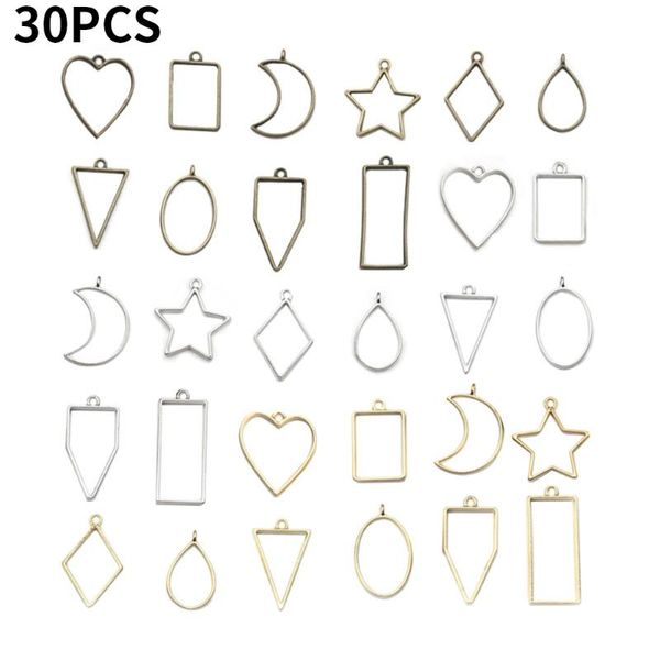 30pcs frame pendants set charms earrings jewelry making diy crafts bracelet party girls for necklace geometric hollowed metal
30pcs frame pendants set charms earrings jewelry making diy crafts bracelet party girls for necklace geometric hollowed metal
