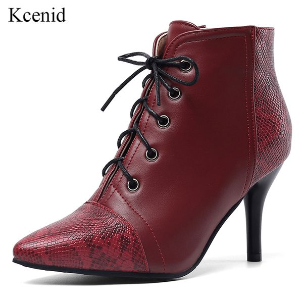 kcenid plus size ankle boots for women high heels female lace up shoes woman snake print pointed toe casual ladies footwear, Black
kcenid plus size ankle boots for women high heels female lace up shoes woman snake print pointed toe casual ladies footwear, Black