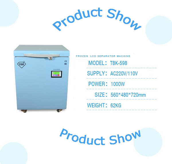 tbk-598 lcd screen ing separator minus180 celsius frozening separator machine with touch screen
tbk-598 lcd screen ing separator minus180 celsius frozening separator machine with touch screen