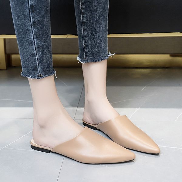 2020 women slippers leather mules slippers female mules fashion low heels shoe pointed toe elegant woman slipper casual shoes, Black
2020 women slippers leather mules slippers female mules fashion low heels shoe pointed toe elegant woman slipper casual shoes, Black
