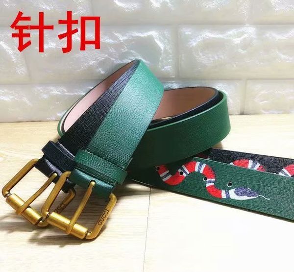 new designers belt men's women's real leather fashion belts bee buckle snake pattern belt black green sale, Black;brown
new designers belt men's women's real leather fashion belts bee buckle snake pattern belt black green sale, Black;brown