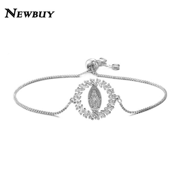 cmoonry classic design virgin mary charm bracelets for women girl clear cz stone christian jewelry baptism gift, Golden;silver
cmoonry classic design virgin mary charm bracelets for women girl clear cz stone christian jewelry baptism gift, Golden;silver