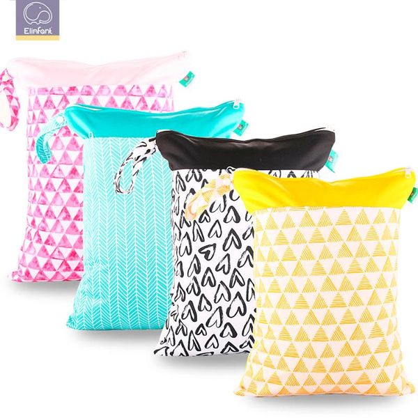 elinfant waterproof reusable wet bag printed pocket diaper baby bags 30*40cm double pocket travel bag
elinfant waterproof reusable wet bag printed pocket diaper baby bags 30*40cm double pocket travel bag