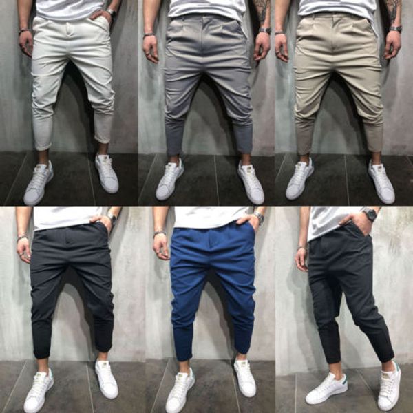 2018 new men slim fit urban straight leg trousers casual pencil jogger cargo pants, Black
2018 new men slim fit urban straight leg trousers casual pencil jogger cargo pants, Black